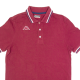 KAPPA Mens Polo Shirt Maroon M