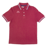 KAPPA Mens Polo Shirt Maroon M