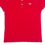 LACOSTE Slim Fit Mens Polo Shirt Red S