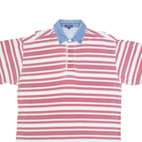 GANT Mens Polo Shirt Grey Striped M