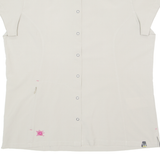 SALWA Womens Plain Shirt Beige UK 16