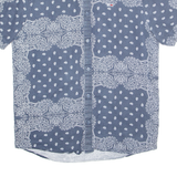 TOMMY HILFIGER Mens Shirt Blue Paisley S