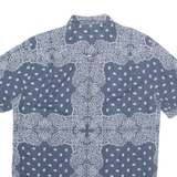 TOMMY HILFIGER Mens Shirt Blue Paisley S