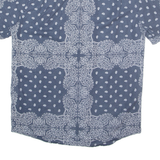 TOMMY HILFIGER Mens Shirt Blue Paisley S