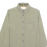 MARC O'POLO Mens Shirt Green Check Long Sleeve XS