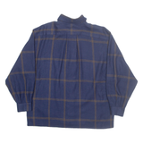 MARIAN DAVID Womens Shirt Blue Check Long Sleeve M