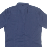 TOMMY HILFIGER Slim Fit Womens Plain Shirt Blue L