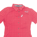 JACK WOLFSKIN Womens Shirt Red Check S