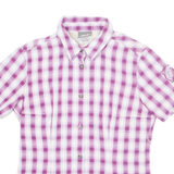 JACK WOLFSKIN Womens Shirt Purple Check S