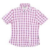 JACK WOLFSKIN Womens Shirt Purple Check S
