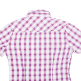 JACK WOLFSKIN Womens Shirt Purple Check S