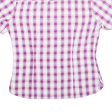 JACK WOLFSKIN Womens Shirt Purple Check S