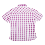 JACK WOLFSKIN Womens Shirt Purple Check S