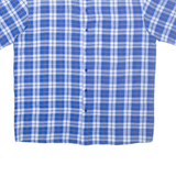 CAY DA Mens Shirt Blue Check L