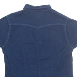 LEE Womens Plain Shirt Blue L