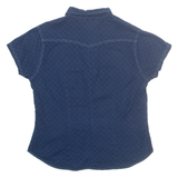 LEE Womens Plain Shirt Blue L