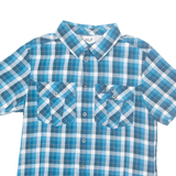 JACK WOLFSKIN Mens Shirt Blue Check S