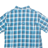 JACK WOLFSKIN Mens Shirt Blue Check S