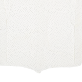 YESSICA Womens Shirt White Spotted Long Sleeve M