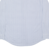 TOMMY HILFIGER Mens Shirt Blue Spotted Long Sleeve L