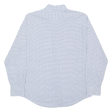 TOMMY HILFIGER Mens Shirt Blue Spotted Long Sleeve L
