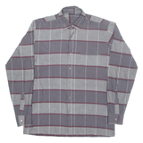ALDO LALNI Mens Shirt Grey Check Long Sleeve M