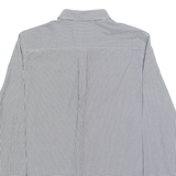 CALVIN KLEIN Slim Fit Mens Shirt Black Check Long Sleeve M