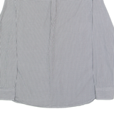 CALVIN KLEIN Slim Fit Mens Shirt Black Check Long Sleeve M