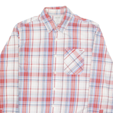 TOMMY HILFIGER Mens Shirt Red Check Long Sleeve S
