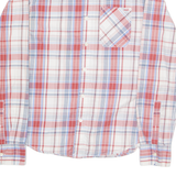 TOMMY HILFIGER Mens Shirt Red Check Long Sleeve S