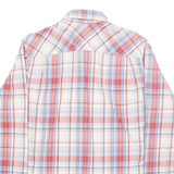 TOMMY HILFIGER Mens Shirt Red Check Long Sleeve S