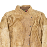 AMARA CUIR Womens Jacket Brown Faux Leather L