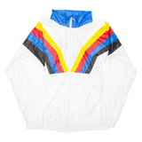 Mens Track Jacket White Striped XL