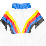 Mens Track Jacket White Striped XL