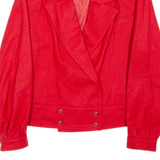CREATIONS EDM Womens Blazer Coat Red S