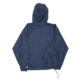 CHAMPION Mens Pullover Jacket Blue Hooded S