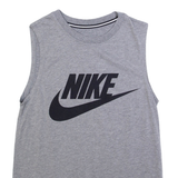 NIKE Womens Vest Grey Sleeveless XS