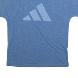 ADIDAS Womens T-Shirt Blue S