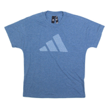 ADIDAS Womens T-Shirt Blue S