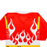 Swiss Hockey Mens Jersey Red 3/4 Sleeve USA V-Neck S