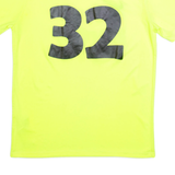 NIKE Nylon Mens Football Shirt Jersey Yellow L