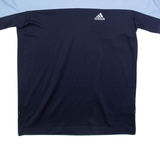 ADIDAS Womens Jersey Blue V-Neck XL