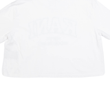 KARL KANI Cropped Womens T-Shirt White XS