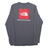 THE NORTH FACE Mens T-Shirt Grey Long Sleeve S