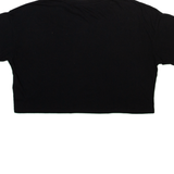 NIKE Cropped Womens T-Shirt Black M