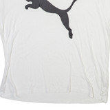 PUMA Womens T-Shirt White UK 16