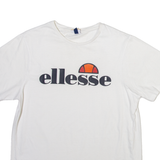 ELLESSE Womens T-Shirt White UK 14