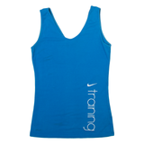 NIKE Training Womens Vest Blue Sleeveless S
