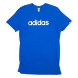 ADIDAS Mens T-Shirt Blue S