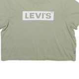 LEVI'S Cropped Womens T-Shirt Green M